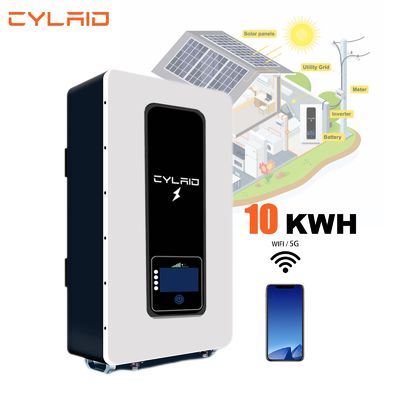 بطارية تخزين الطاقة 50A ومعيار شحن / تفريغ التيار 10kwh 48v 200ah